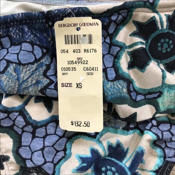 Agua De Coco NWT Bikini Swim Bottom Floral Tropical Embellished Print - Picture 3 of 8